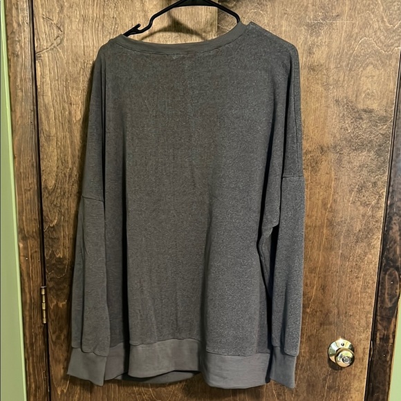 Gray Long Sleeve Sweatshirt - Picture 3 of 3